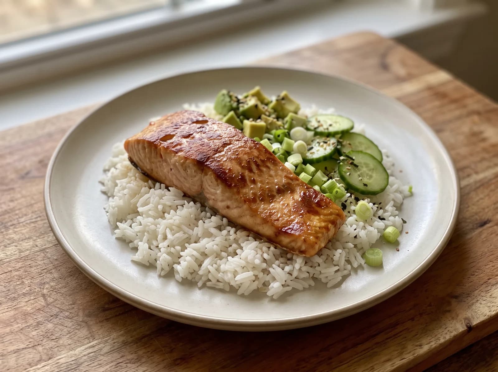Teriyaki Salmon Rice Bowls