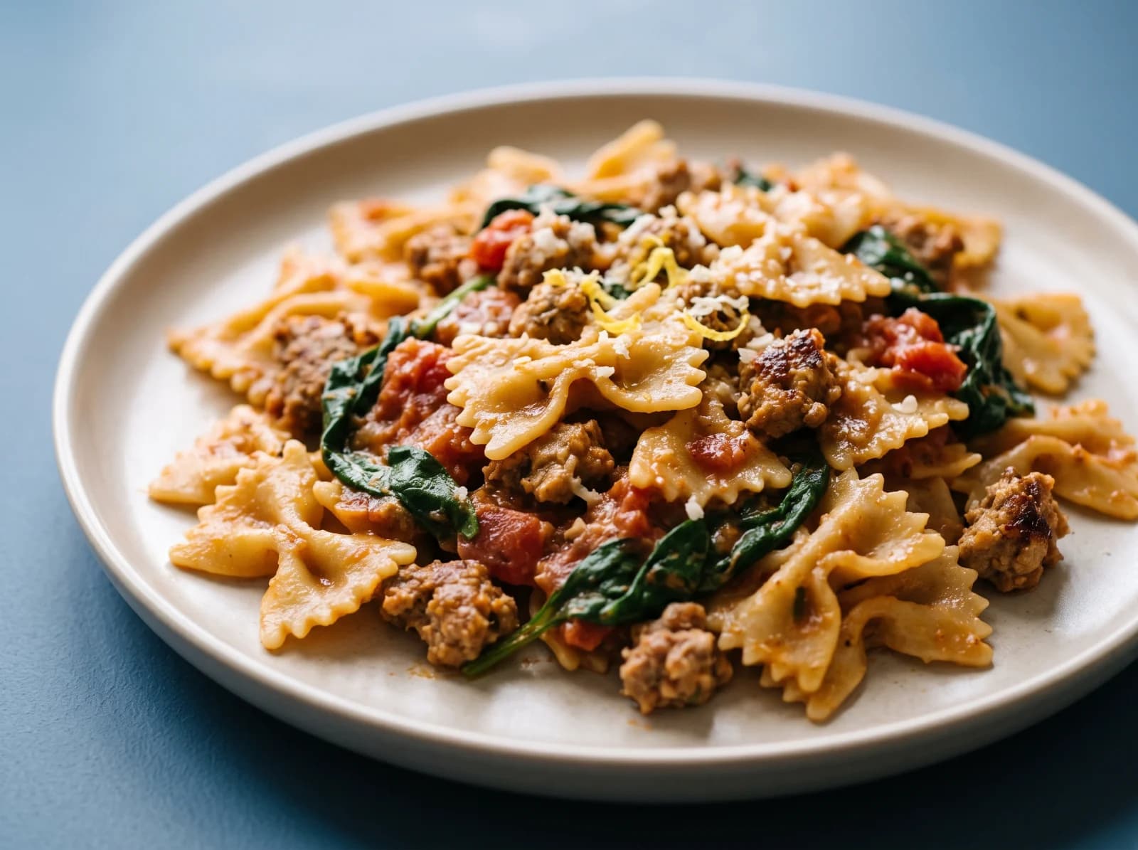Calabrian Sausage Cream Farfalle