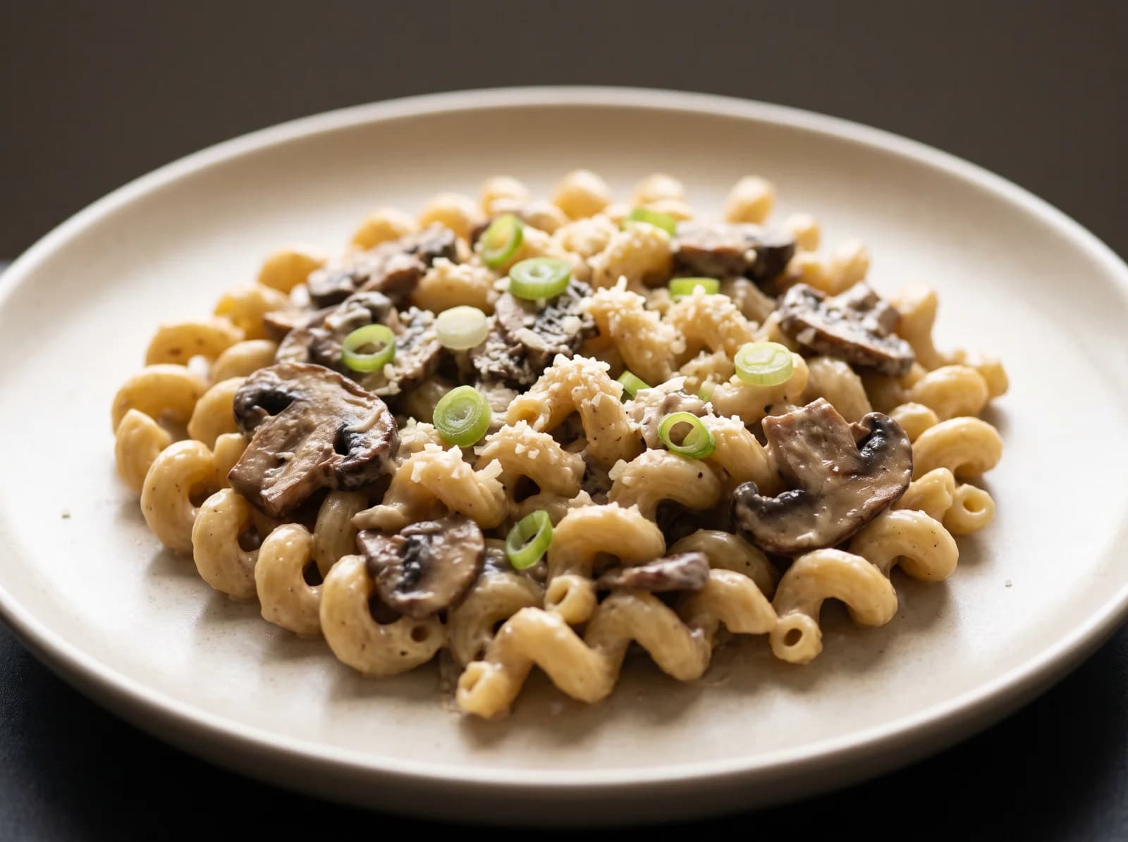 Creamy Mushroom Cavatappi
