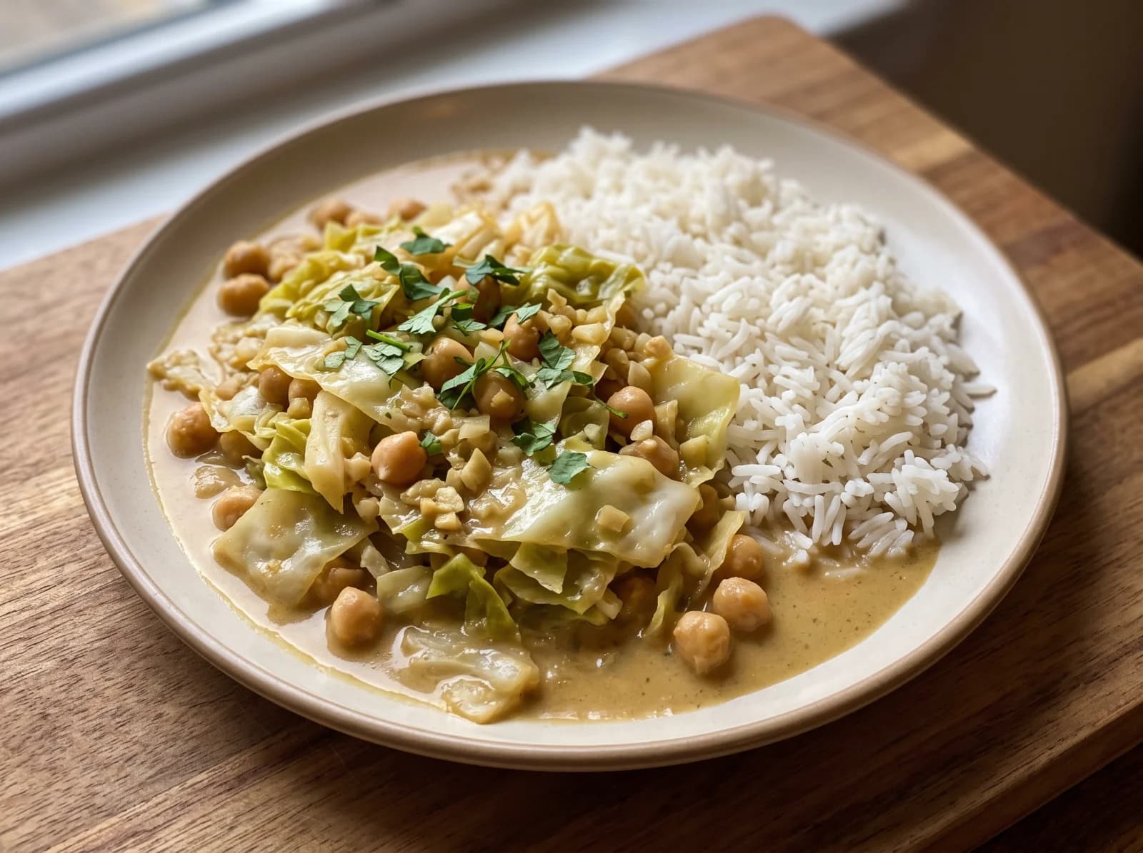 Thai Coconut Braised Cabbage