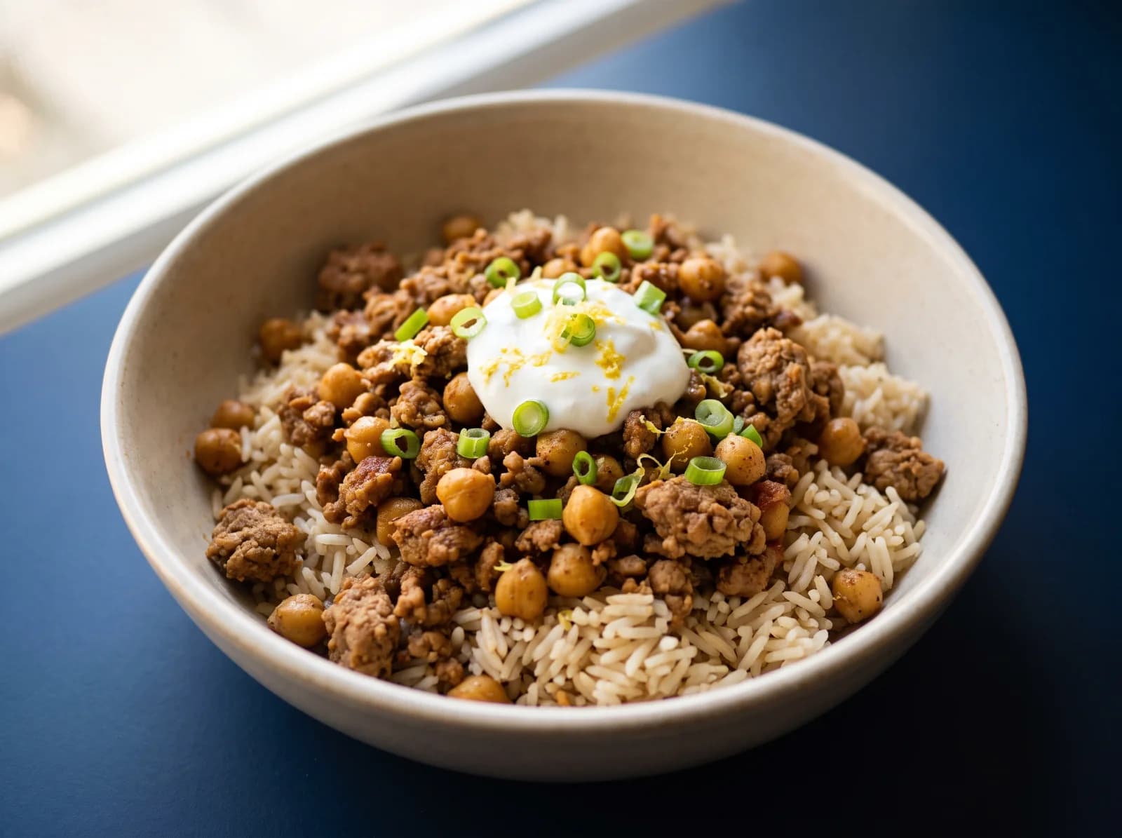 Spiced Turkey Chickpea Bowl