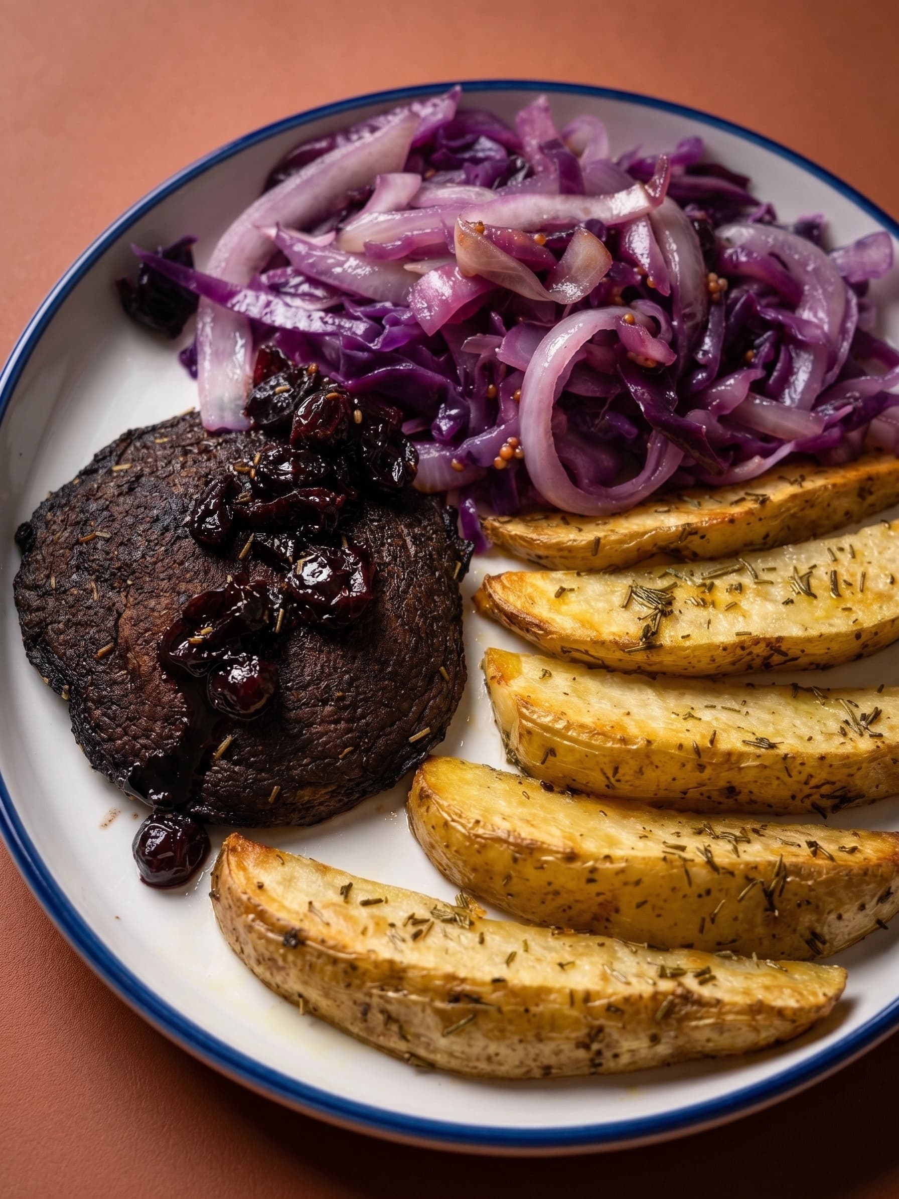 Cranberry Balsamic Portobello (Vegetarian)