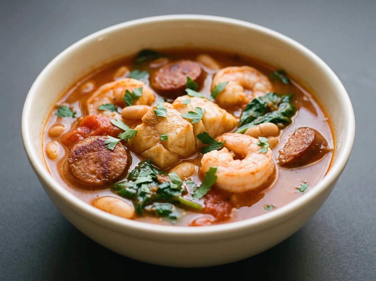 Smoky Chorizo Seafood Stew