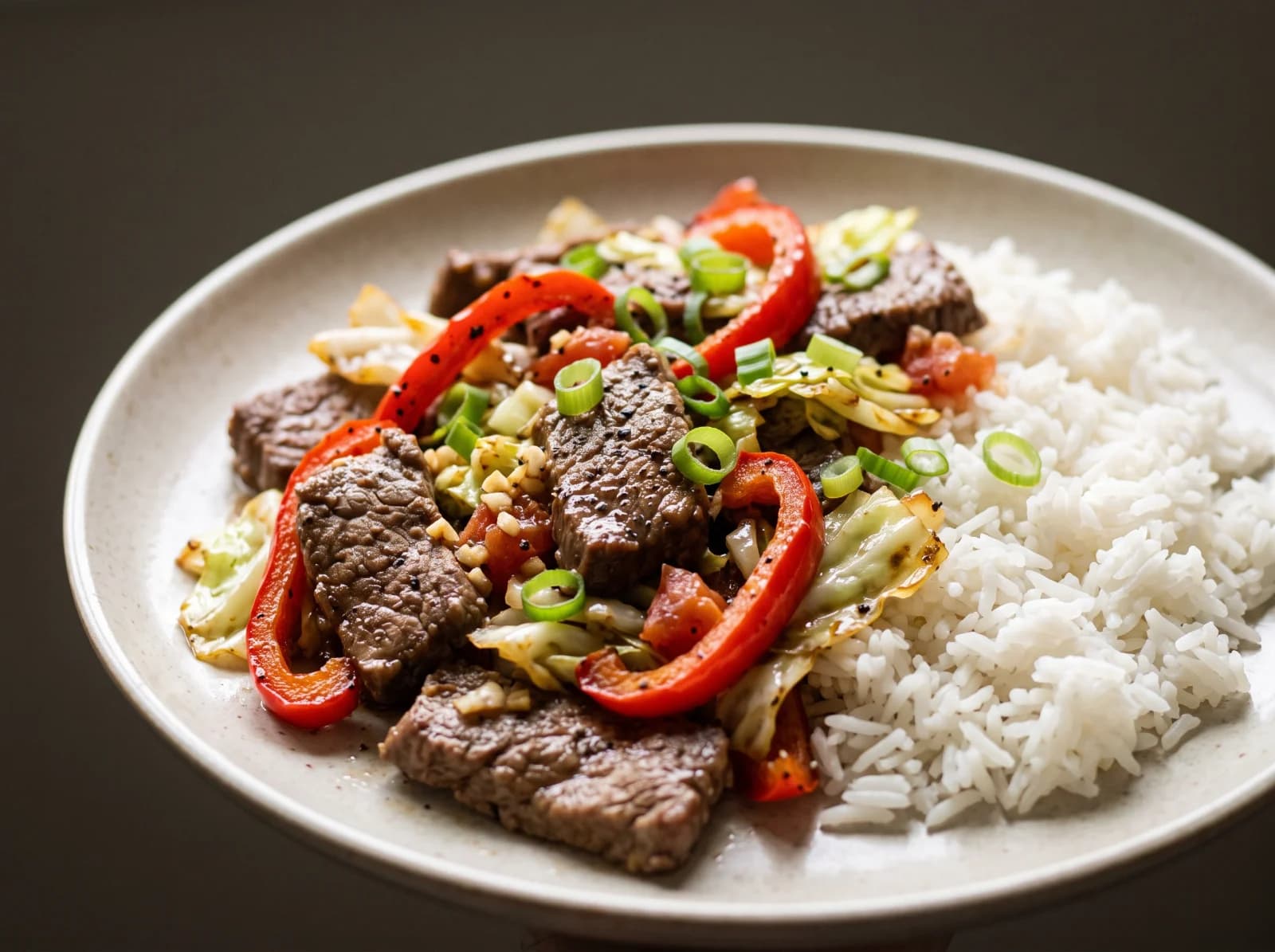 Black Pepper Beef Stir-Fry