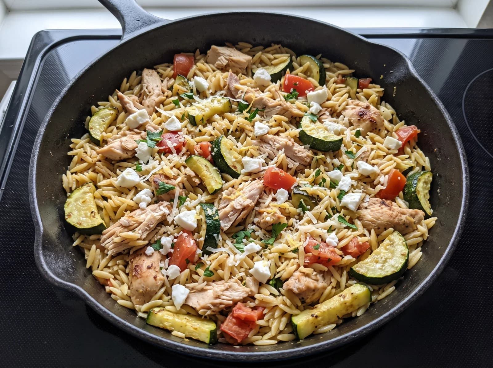 Lemon-Herb Chicken Orzo