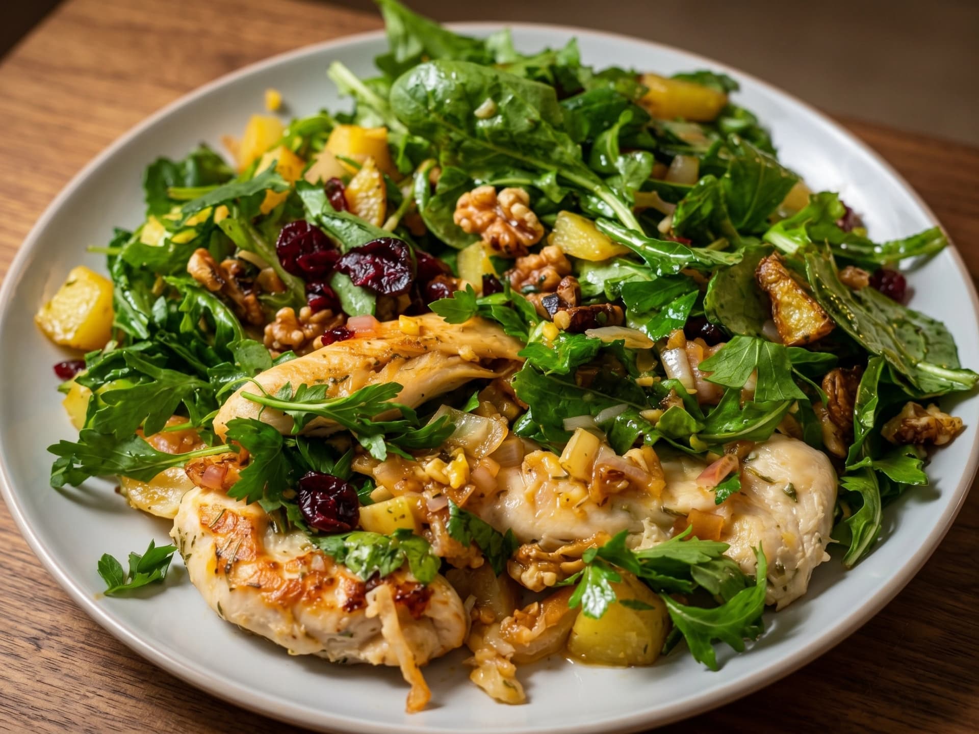 Lemon Herb Chicken & Greens