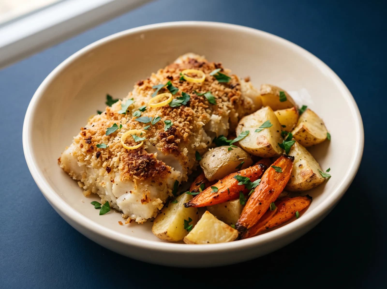 Parmesan-Crusted Cod