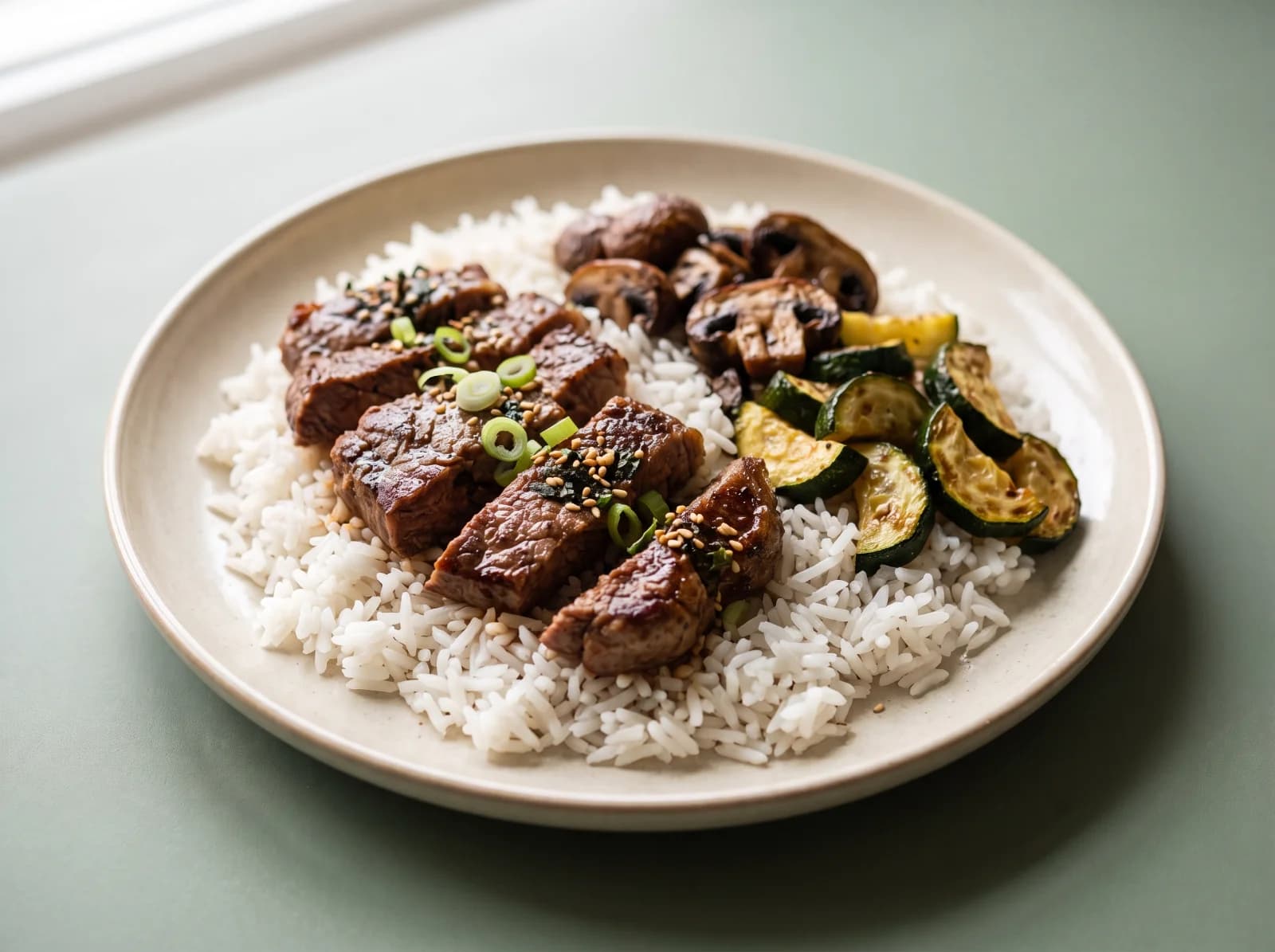 Soy-Glazed Sirloin Rice Bowl