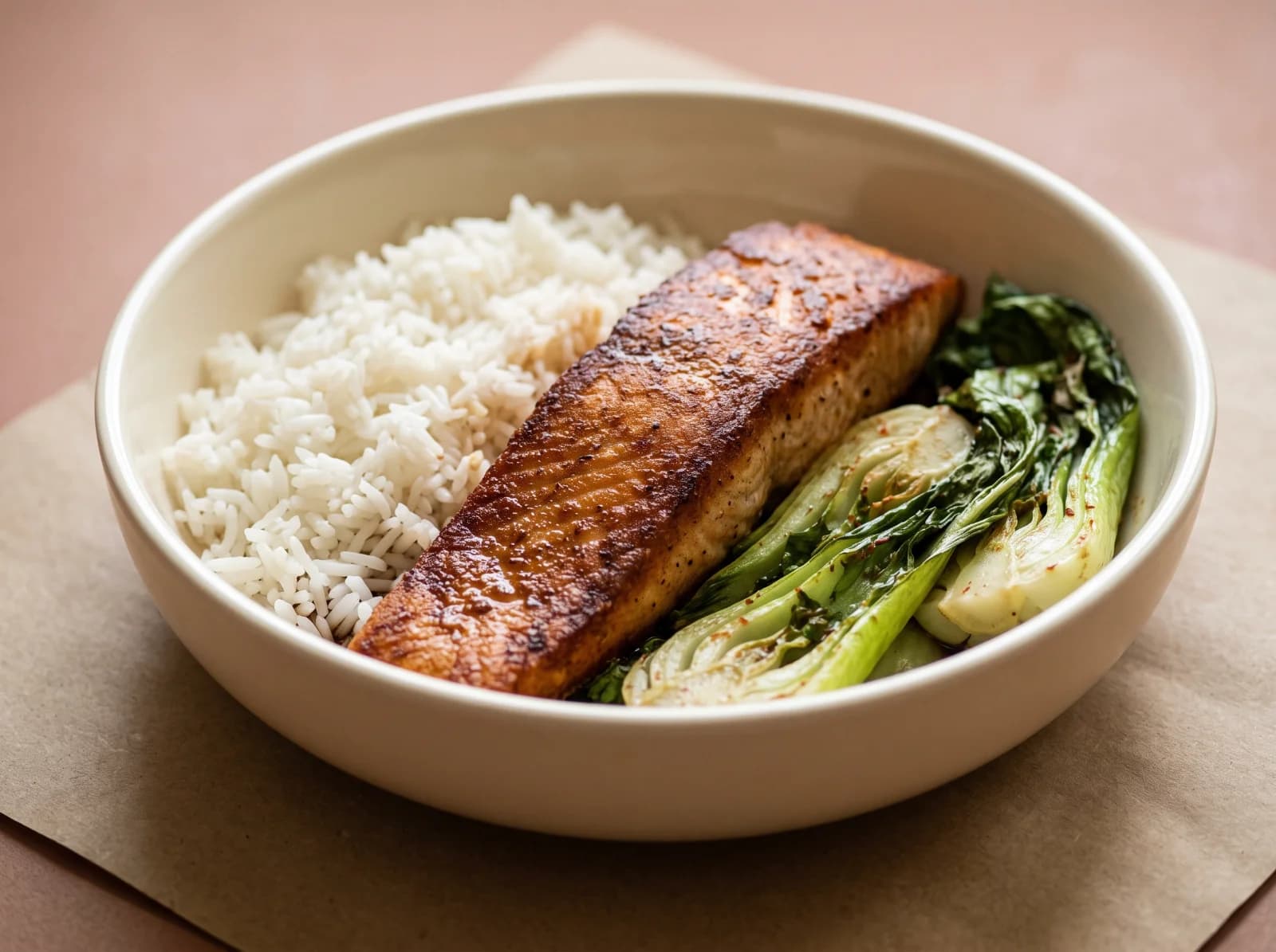 Crispy Salmon with Soy Dipping Sauce