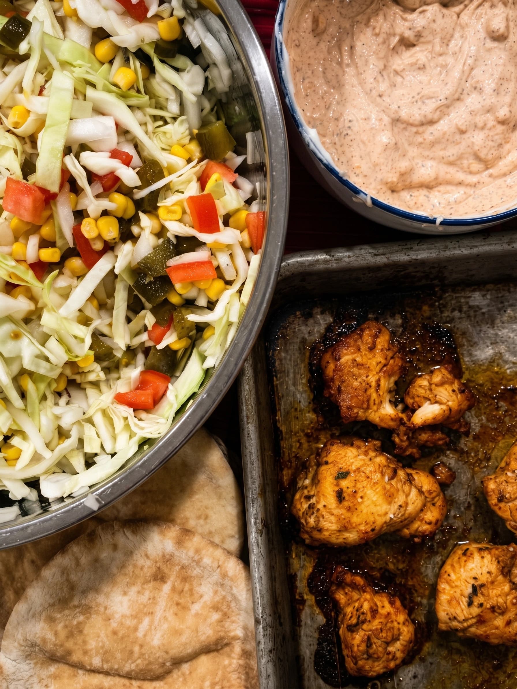 Chicken Gyros in Pita