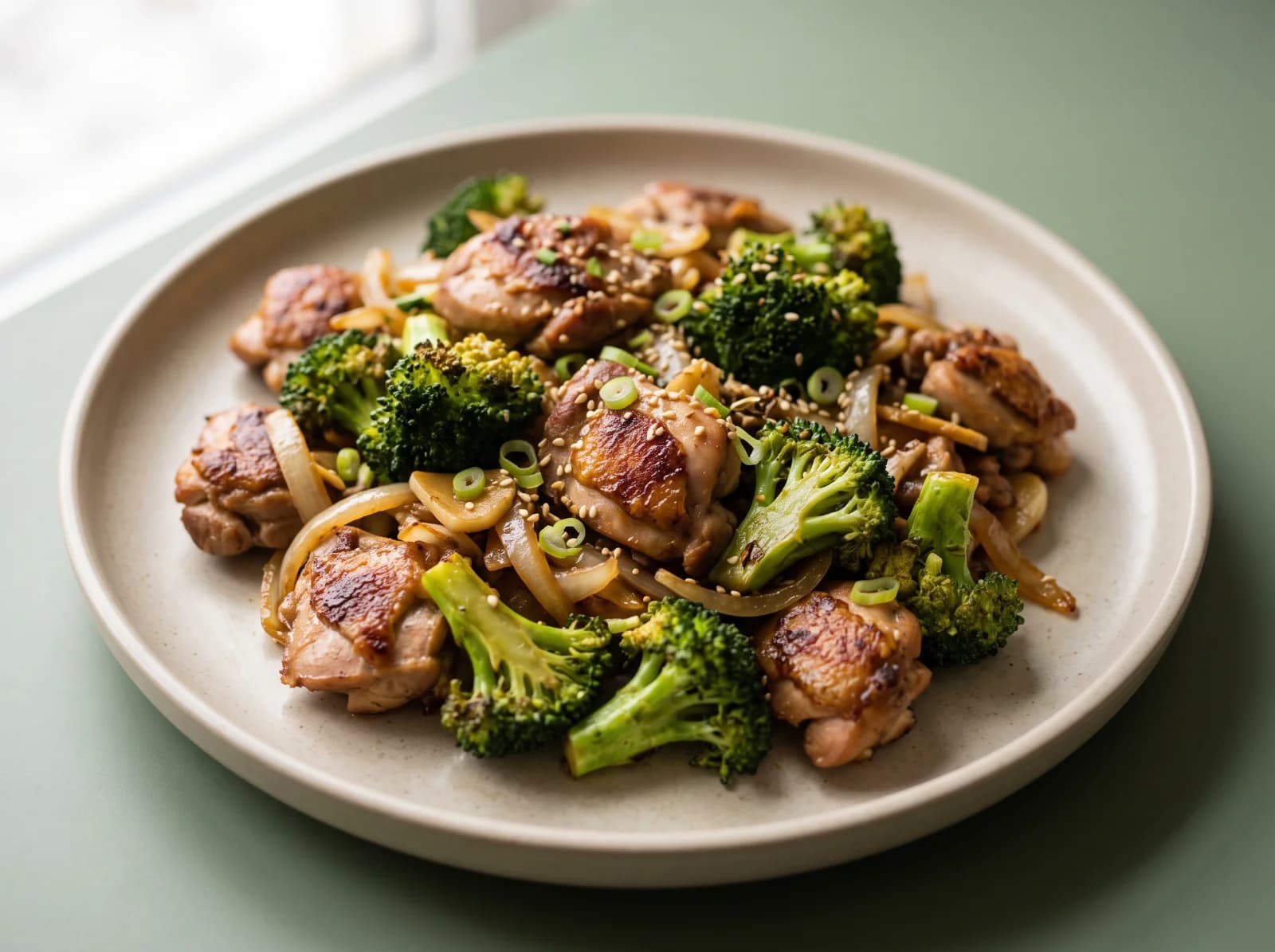 Oyster Chicken Stir-Fry with Broccoli